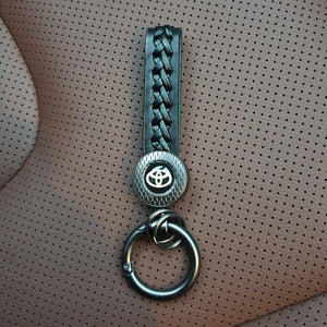 Leather Logo Car Key Chain