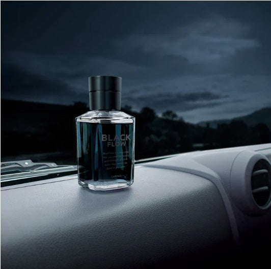 BLACK FLOW LIQUID BLACK SHOWER CAR PERFUME -LIQUID BASE -155ML