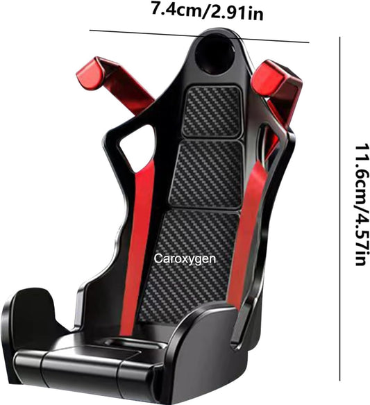 1pc Universal Car Phone Holder Racing Seat Shape Anti Shaking Cell Phone Holder Interior Ornament Car Styling Car Accessories