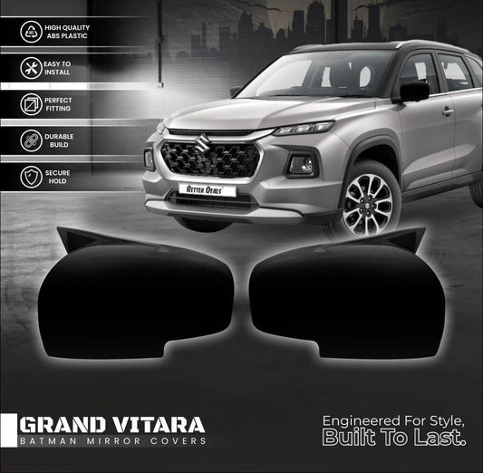 Batman Side Mirror Cover For Maruti Suzuki Grand Vitara Onwards