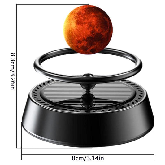 Rotating Solar Energy Ball Car Aromatherapy Air Freshner Perfume For All Cars | Home | Office Air Fresher Decoration Perfume Diffuser - Interstellar Ball (Interstellar Mars)