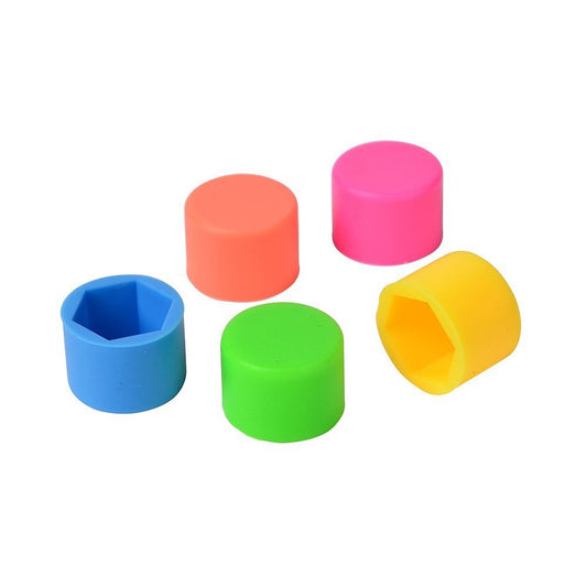 20pcs 19mm Silicone Wheel Lug Nut Covers Hub Screw Rim Bolt Rustproof Tyres Screw Caps Protection Universal Decoration for Car