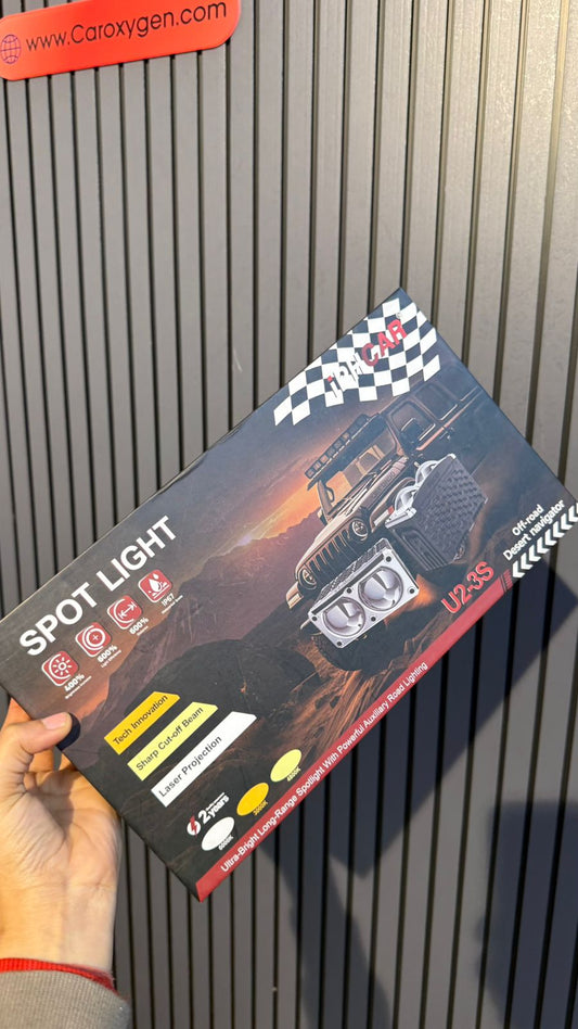 IPH CAR U2-3S Laser LED Spot Light | Auxiliary Off-Road Light |(60w Low Beam,71w High Beam