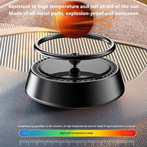 Rotating Solar Energy Ball Car Aromatherapy Air Freshner Perfume For All Cars | Home | Office Air Fresher Decoration Perfume Diffuser - Interstellar Ball (Interstellar Mars)