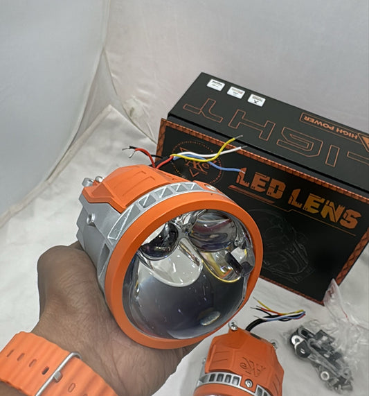 AKe W303 3R LED Projector Lens Fog Light | 28000LM Super Bright | Set of 2