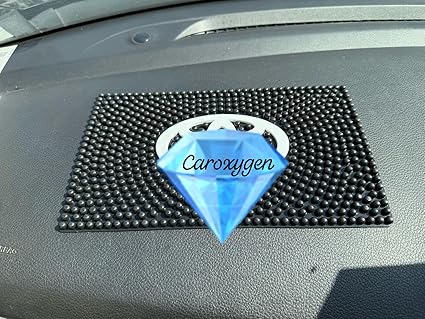 caroxygen Car Dashboard Mat Anti-Slip Gel/Car Non-Slip Dashboard Dotted Silicon Mat Big Size, Non-Slip Pad for All Cars & Mat Every Cell Phone, Sunglasses, Keys (Toyoto)