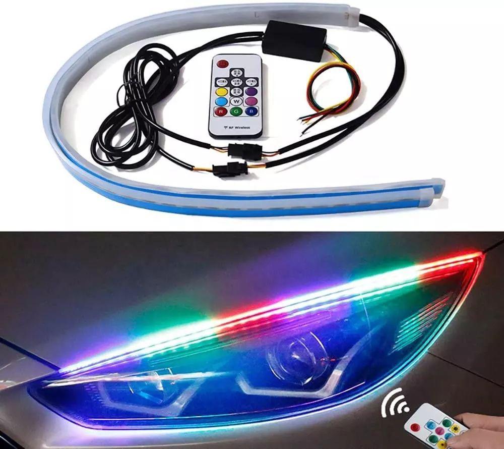 COLOURFUL DAYTIME RUNNING LIGHT B,HARNESSING THE FUTUER LIGHT SHOW