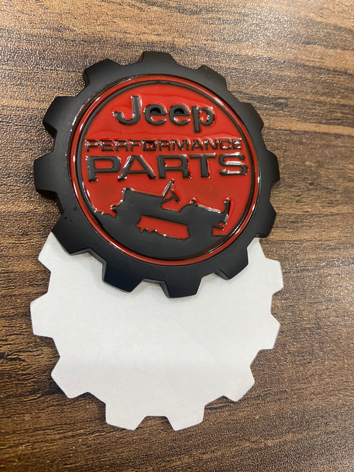 Jeep Performance Parts Emblem Sticker for All Jeep Cars, Metal (Black)