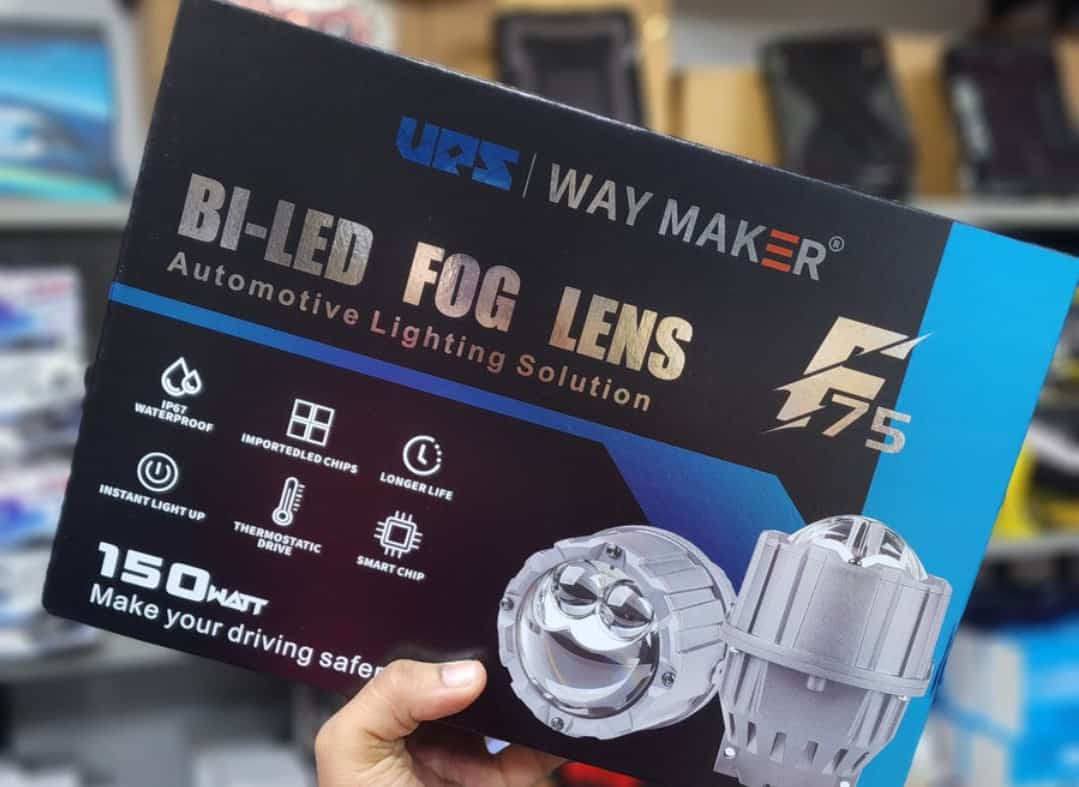 AES UPS WAY MAKER F75 bi-led projector fog lens 150w 6000k