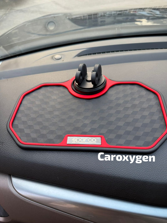 Multifunction Car Anti-Slip Mat Auto Phone Holder, Dashboard Mat with Phone Holder for Car, Universal Car Phone Mount Silicone Car Pad Mat for Phones, Keys, Gadgets