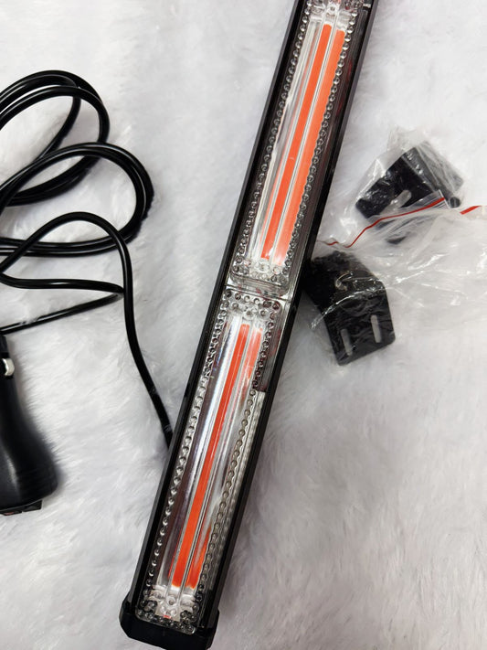 Led strobe lights cob led light, safety flashing red blue lights bars with cigar lighter for bikes, car heavy vehicles (Cob Light )
