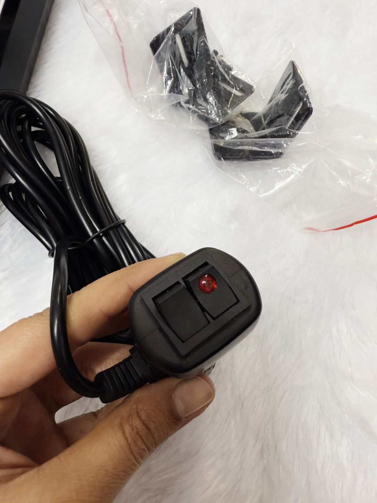 Led strobe lights cob led light, safety flashing red blue lights bars with cigar lighter for bikes, car heavy vehicles (Cob Light )