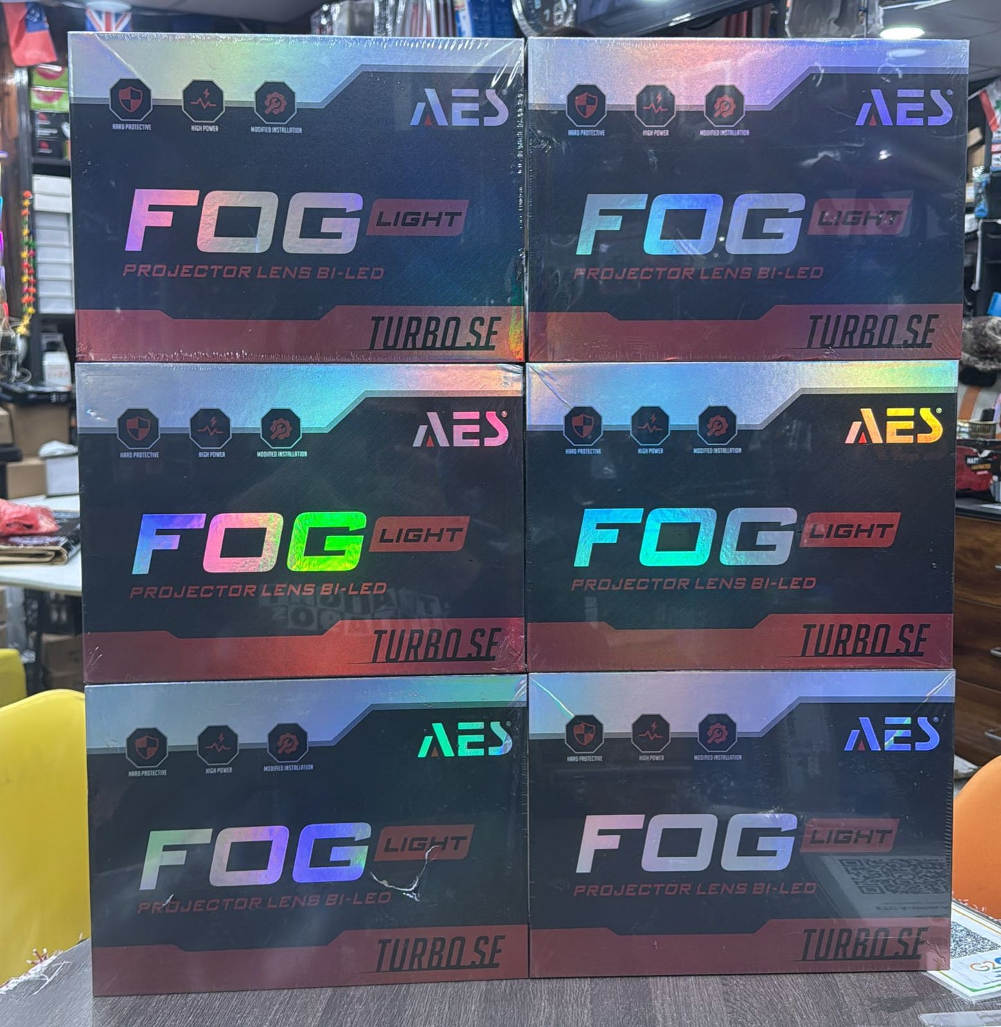 AES Turbo SE (Double Laser) Fog Projector Light 3 inch