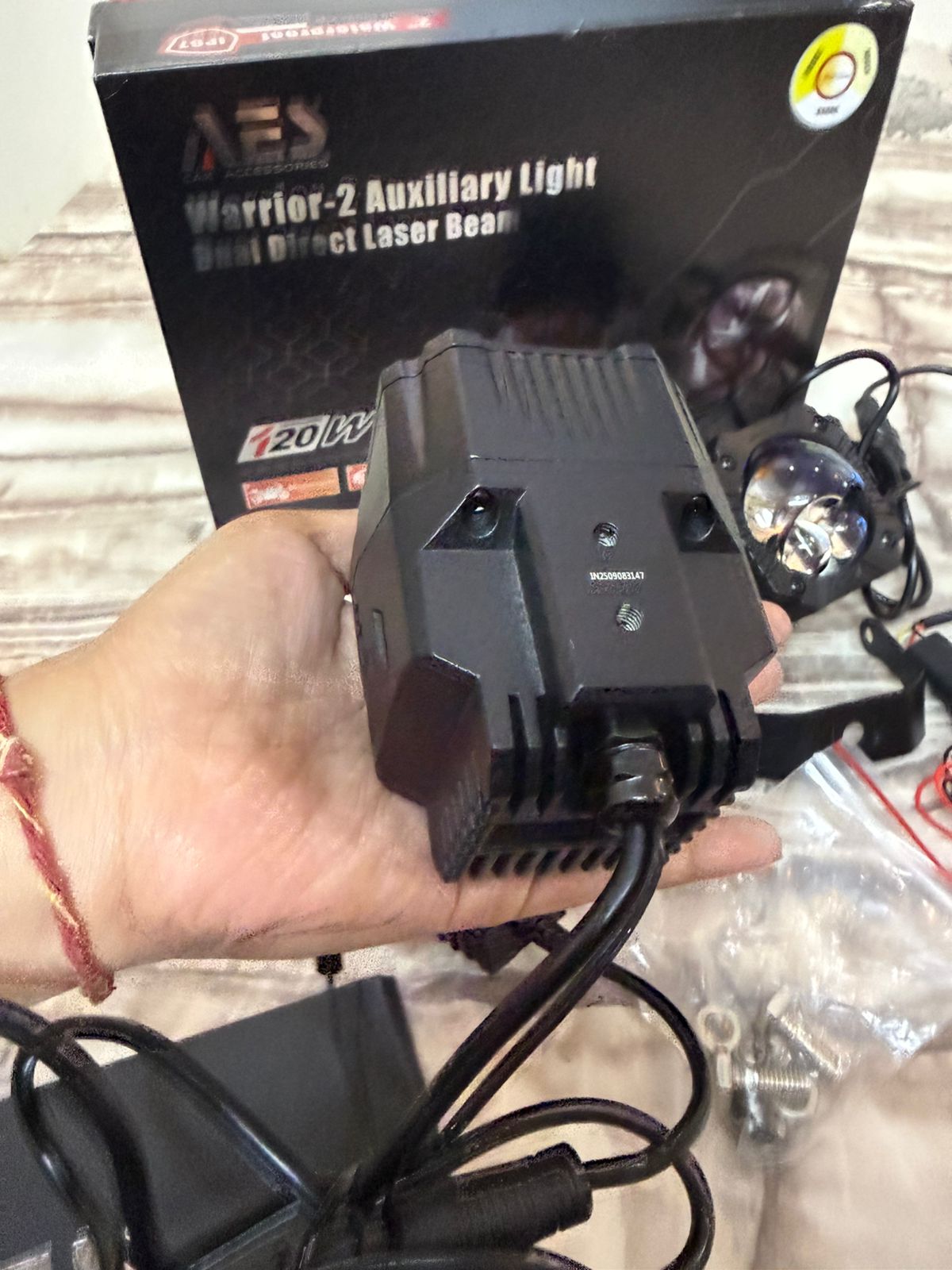AES Warrior-2 Auxiliary Light (120W Dual Direct Laser Beam)
