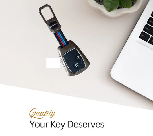 Metal Silicon Key Cover Compatible with Accord, City, Civic, Brio, Mobilio, Jazz | 2 Button Remote Key