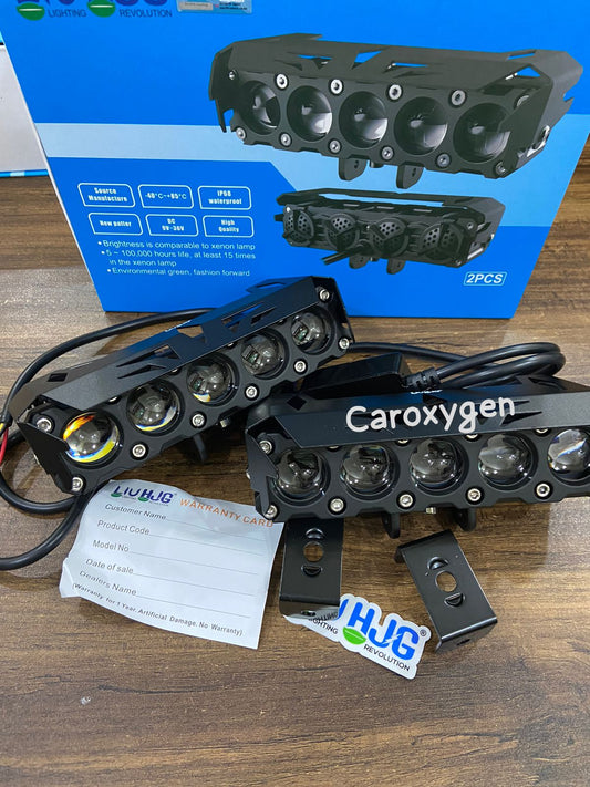 5 Lens LIU HJG Original 90W Future Eye Dual Color Yellow/White Fog Light