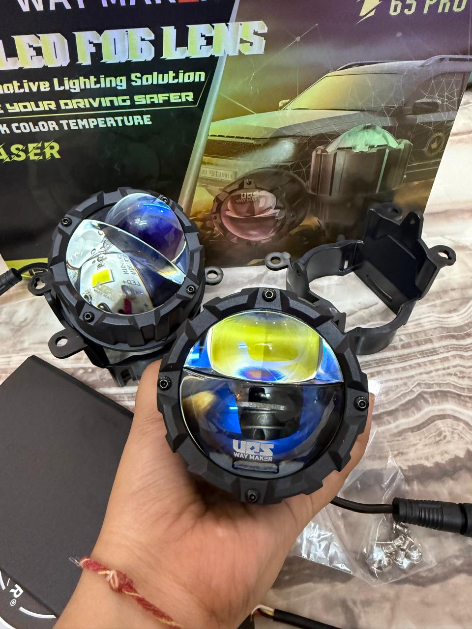 UPS Way Maker F65 Pro 150Watt Laser Bi-LED Fog Projector Lens