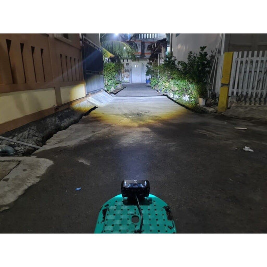 Original New Model 2 Eye HJG Fog Light for Bike Car, Thar Jeep (Cool White) (Yellow)