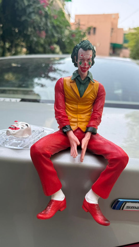 Joker Action Figure Collectible Statue – (Small/Large Size) Decorative Figurine for Car Dashboard
