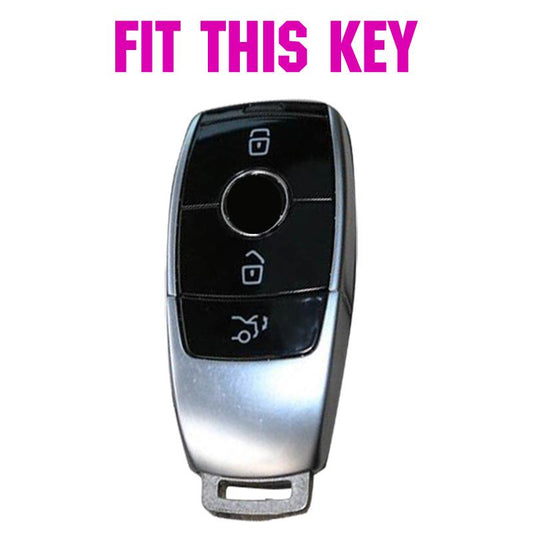 Car Key Silicone Cover Case Protector Compatible with Mercedes Benz W213 E200 E300 E400 E63