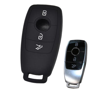 Car Key Silicone Cover Case Protector Compatible with Mercedes Benz W213 E200 E300 E400 E63