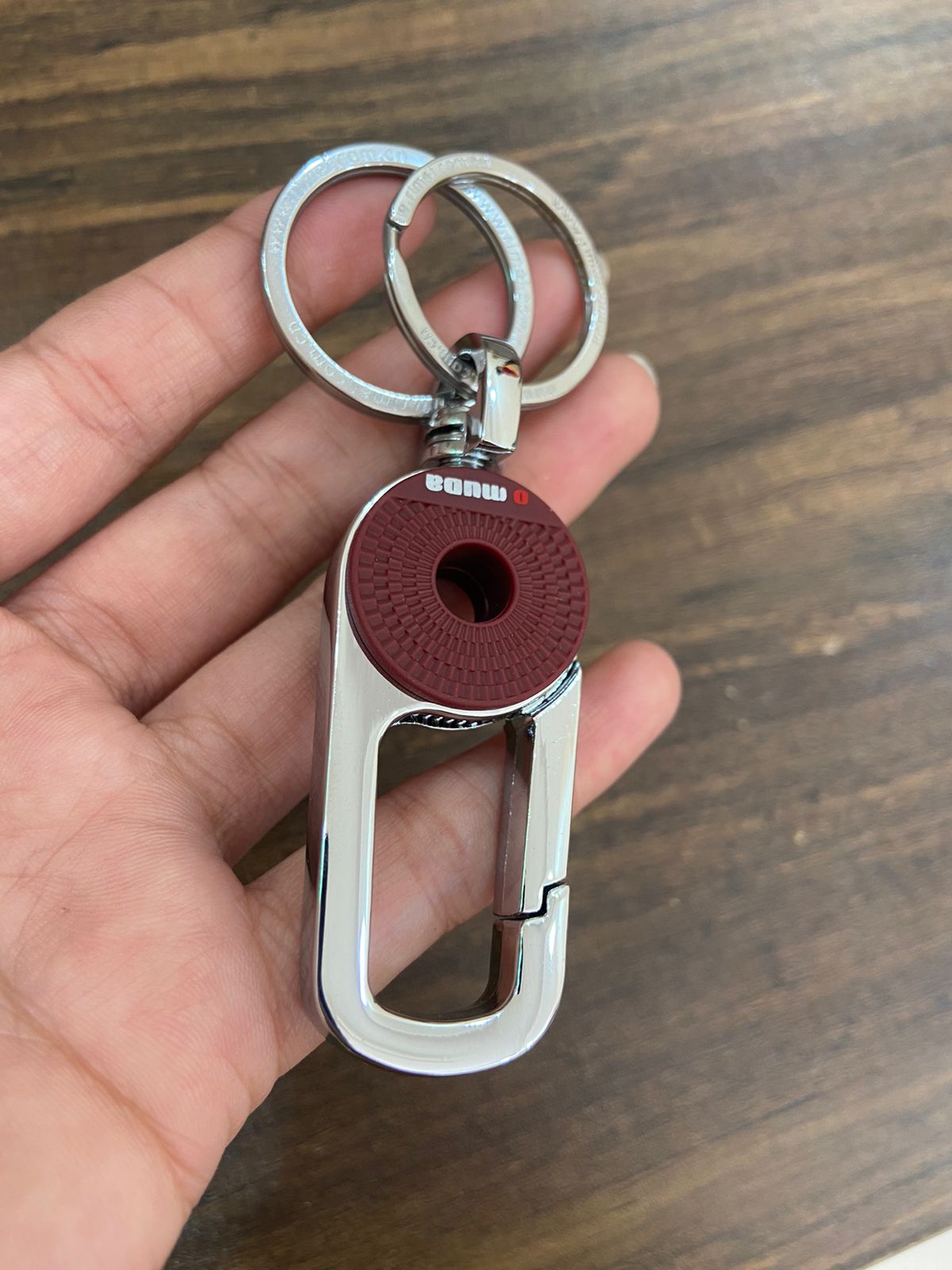 Antique Hook Locking Metal Key chain for Bike,Car Gifts key ring M-