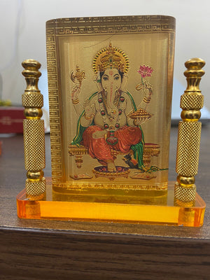 Durga Mata Idol for Car Dashboard (Standard, Multicolor, 8 cm x 7 cm x 3 cm)