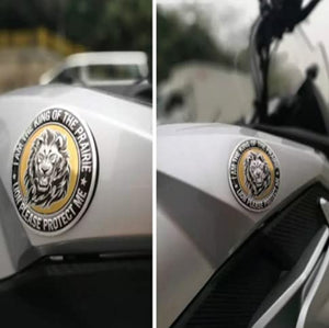 CarOxygen Metal Eagle Soft Aluminium Decal Car and Bike Sticker/Car & Bike Sticker for All Cars