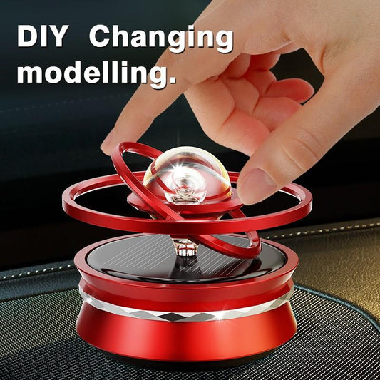 Metal Solar Eclipse Rings with Fragrance