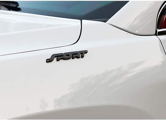 Car Oxygen - Sport Logo Sticker for All Cars, Metal (Red)
