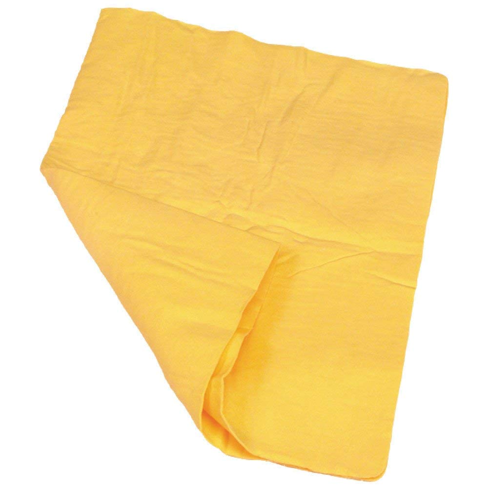 CarOxygen Synthetic Chamois Cloth Super Absorption Drying Towel for Cars for Dry & Wet Cleaning ( Yellow, 43 X 32 cm)