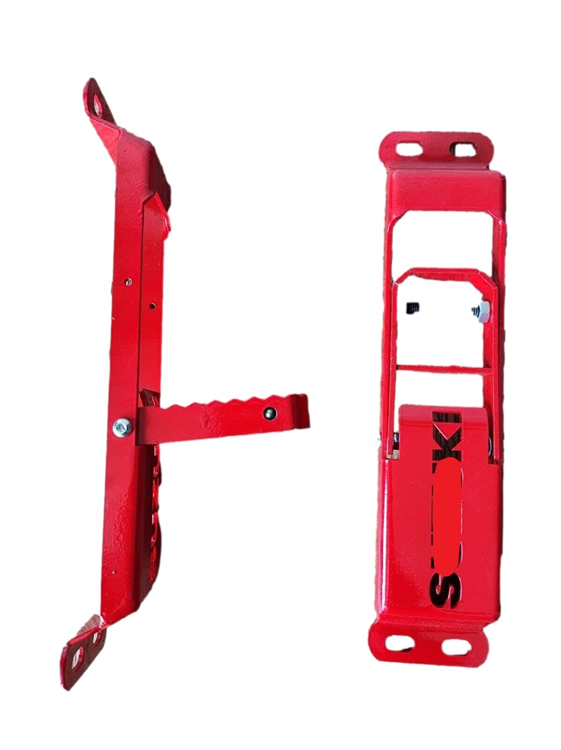 Door Hinge Step compatible For Suzuki Car (Set of 2, Red)