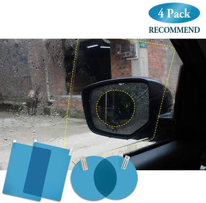 CarOxygen - Car Mirror Waterproof Film Anti Fog Film for Car Mirror Rain Proof Film, All Vehicles