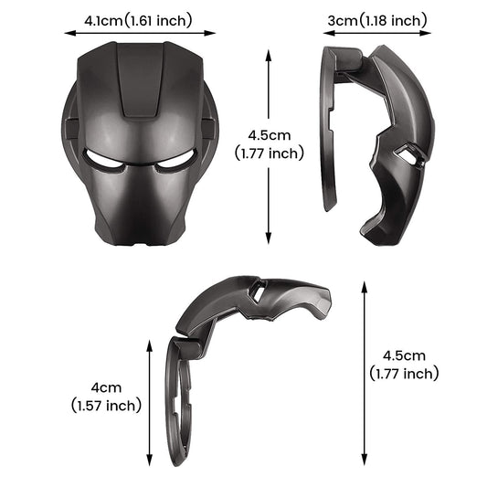 Car Oxygen - IronMan Decorative Auto Accessories Black Car Engine Start Stop SwitchButton Cover Push Button Sticky Cover Car Interior