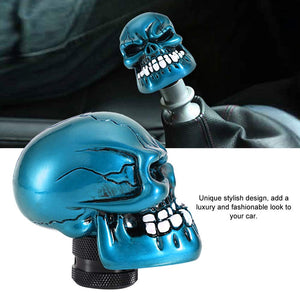 Gear Stick Knob Skull Style Shift Head Replacement Shifter Fit Most Manual Automatic Cars