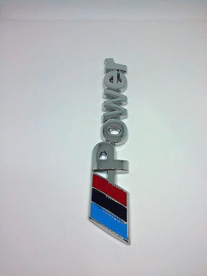 Car Oxygen- 3D Turbo Letter Metal Emblem Badge {Silver,Metal,Pack of 1} Universal