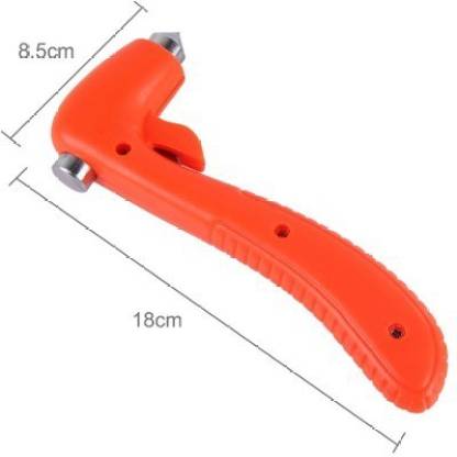 Car Safety Hammer Emergency Escape Tool with Seat Belt Cutter and Vehicle Window Glass Breaker with Light Reflective Tape