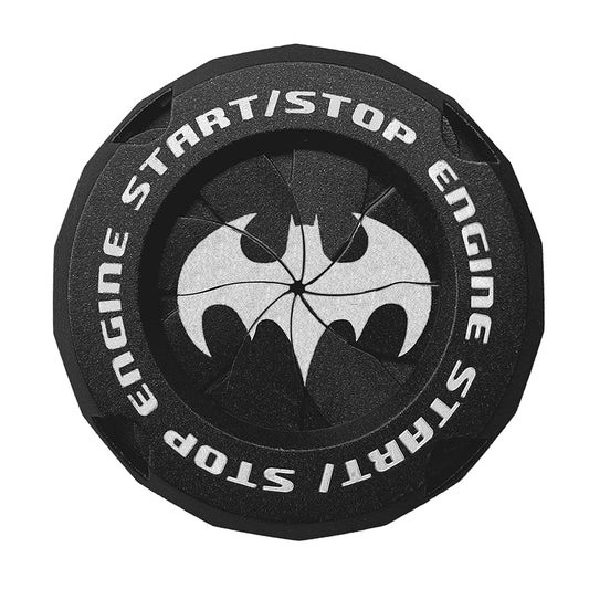 New Metal Rotatable Design Car Push to Start Stop Ignition Button Cover Interior Universal Button Decoration Ring - Aluminium Engine Start Button Cover