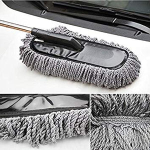 Microfiber Flexible Duster Car Wash | Car Cleaning Accessories | Microfiber | Brushes | Dry / Wet Home, Kitchen, Office Cleaning Brush with Expandable Handle