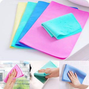Genuine Leather Quick Dry Best quality shammy cleaning towel super absorbent drying cloth Embossing Dotted PVA chamoise - Dotted -Large