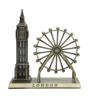 London Eye & Big Ben Miniature Metal Showpiece