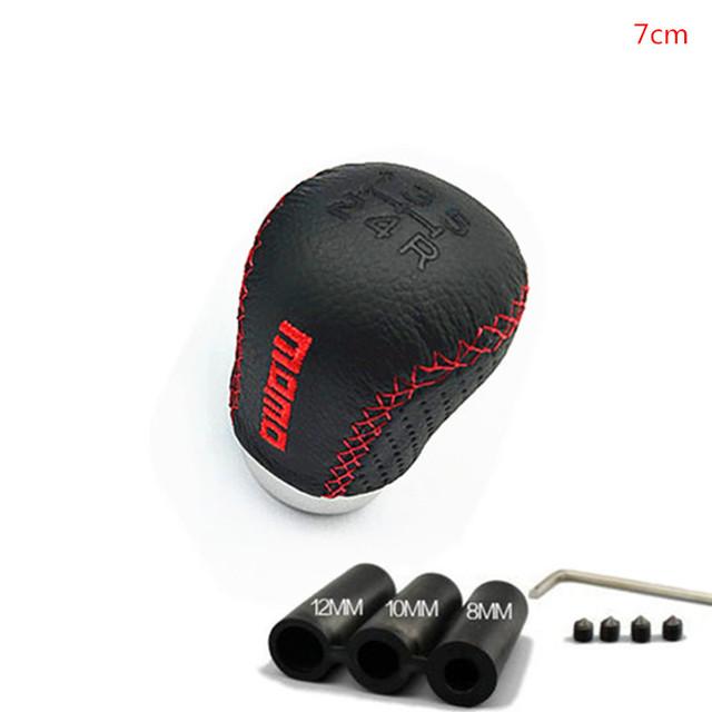 momo gear knob Universal MOMO Leather Car Gear Shift Knob for Citroen for Renault for – Caroxygen