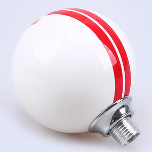 Car 5 Speed Manual Car Gear Shift Knob Lever Red Ball Shifter Handle For Ford Mustang Shelby GT500