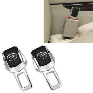 Car Safety Alarm Stopper Null Insert Seat Belt Buckle Clip for All Cars - Set of 2 Pcs