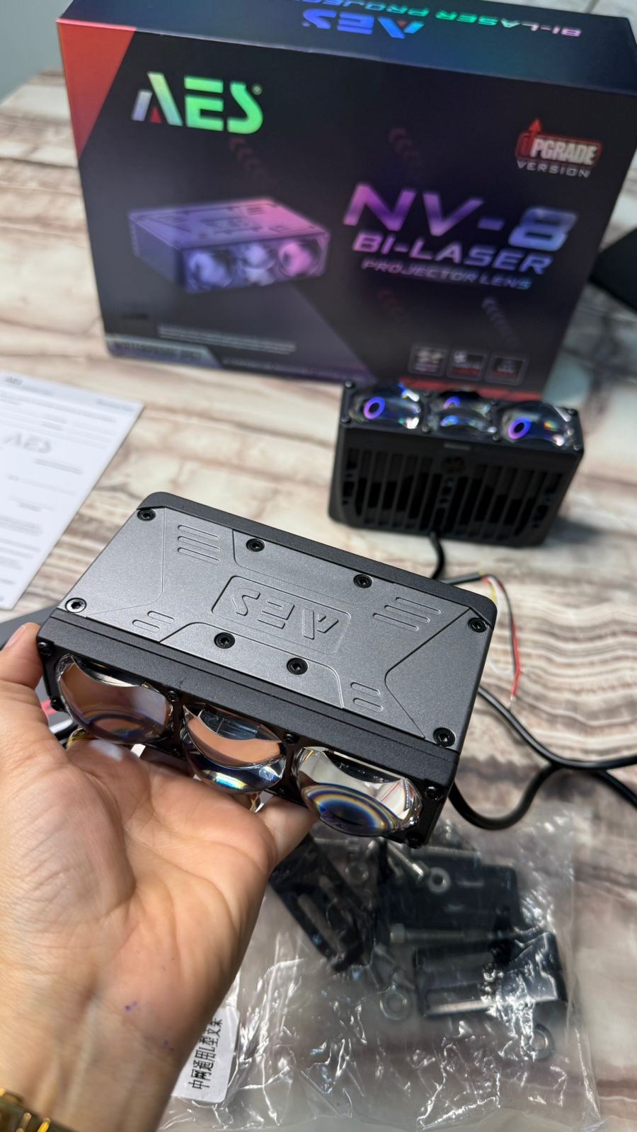 AES NV-8 BI-LASER Projector Lens -1 year warrenty