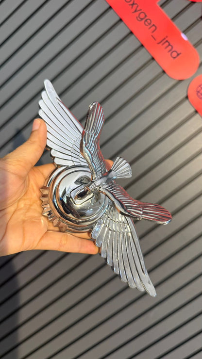 Car Front Hood Bonnet Emblem Ornament Wing Style Suit for All The Vehicles