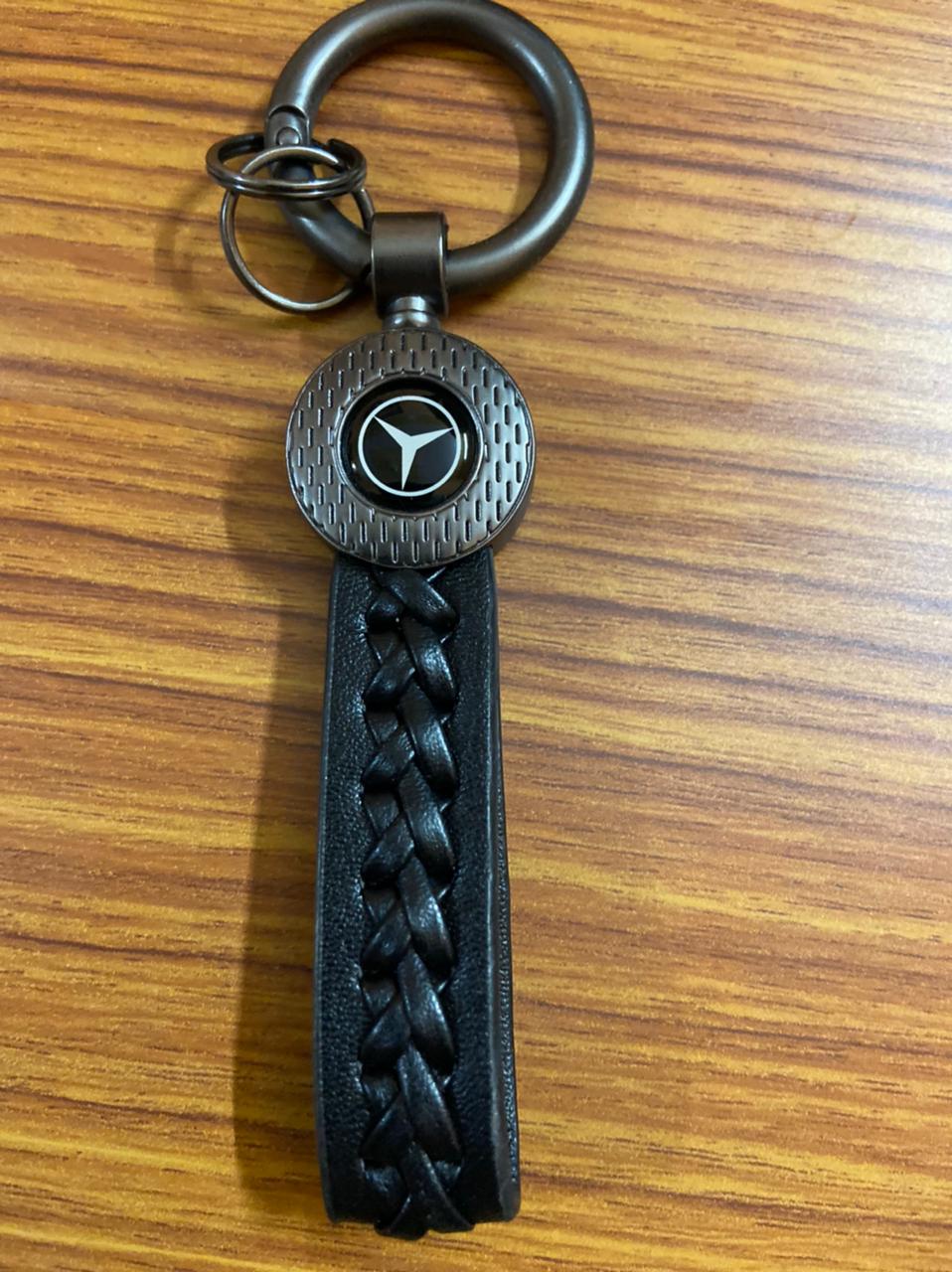 Leather Logo Car Key Chain