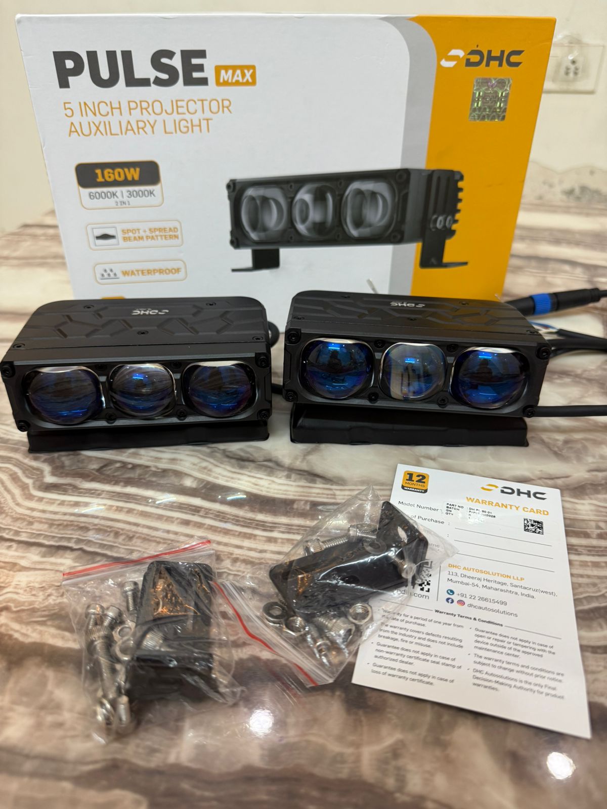 DHC Pulse Max 5 Inch Projector Auxiliary Light 160 watt -1 Year Waranty