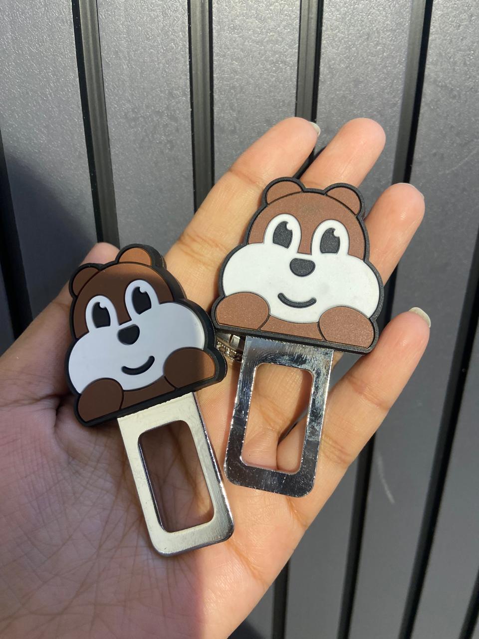 CarOxygen Aluminum Alloy Car Seat Belt Clip Buckle and Safety Alarm Stopper for All Car ) - 2 Pieces