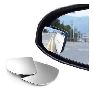 3R 360 Degree Car Wide Angle Triangle Blind Spot Flat lower Mirror(Set of 2, Triangle, 3R-056) | For car